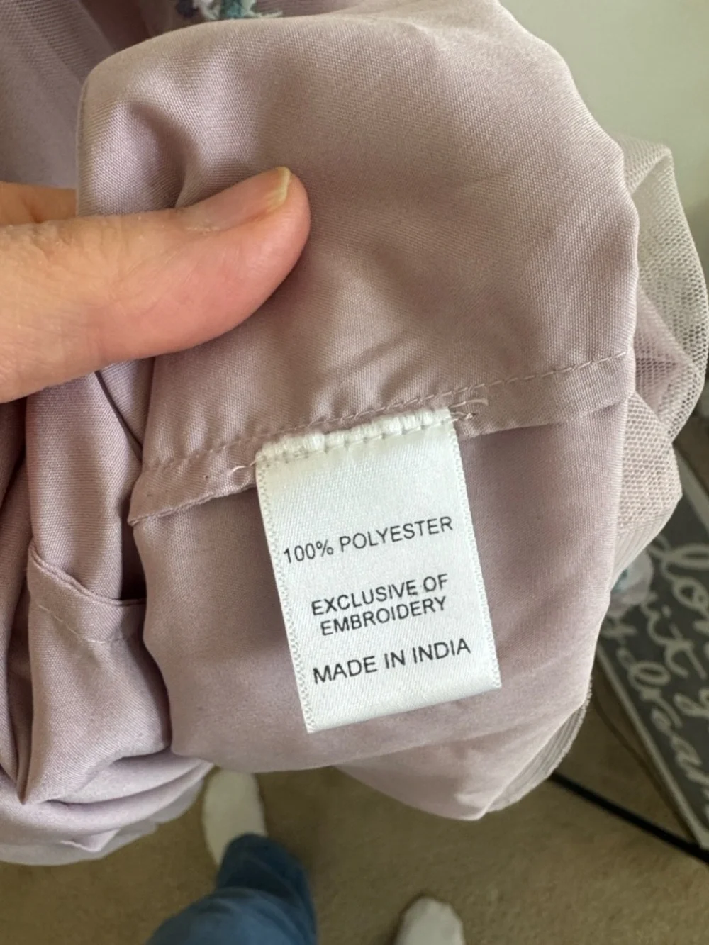 JessaKae Rapunzel lavender purple floral midi dress size XXS - Picture 10 of 10